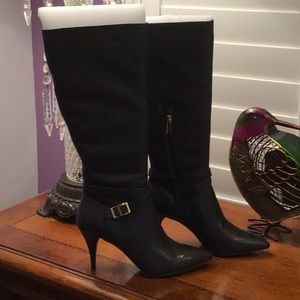 Vince Camuto Black Juba Calf Boot. Sz 7.5